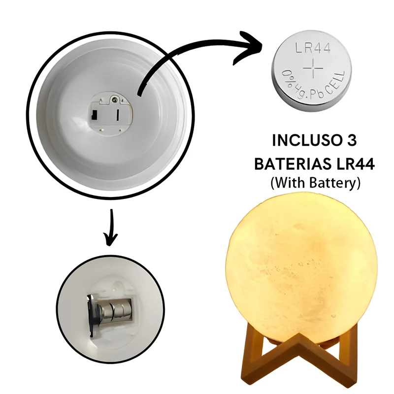 Luz de Livro LED Moon Light