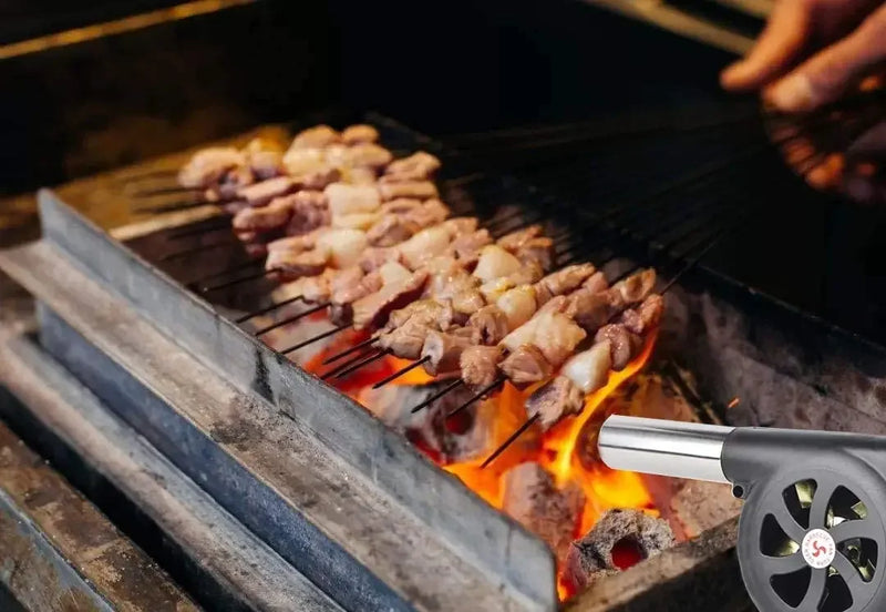 Soprador de Mão Portátil para Churrasco