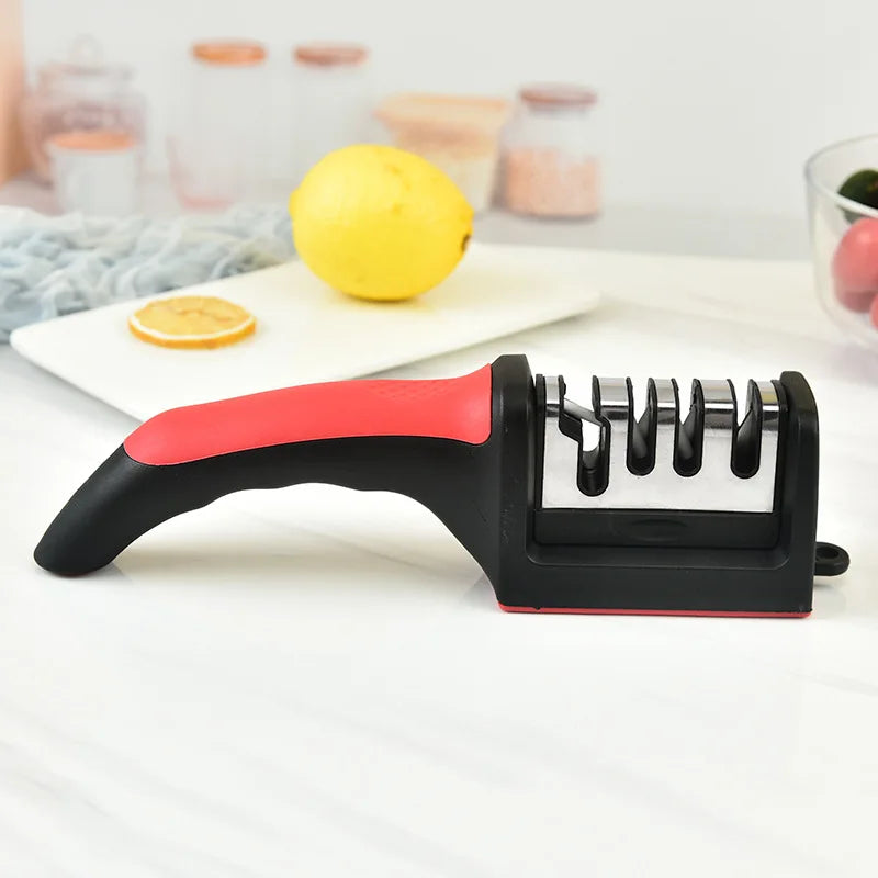 Amolador de Facas de Cozinha 4 em 1