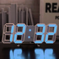 Relógio Digital LED 3D de Parede