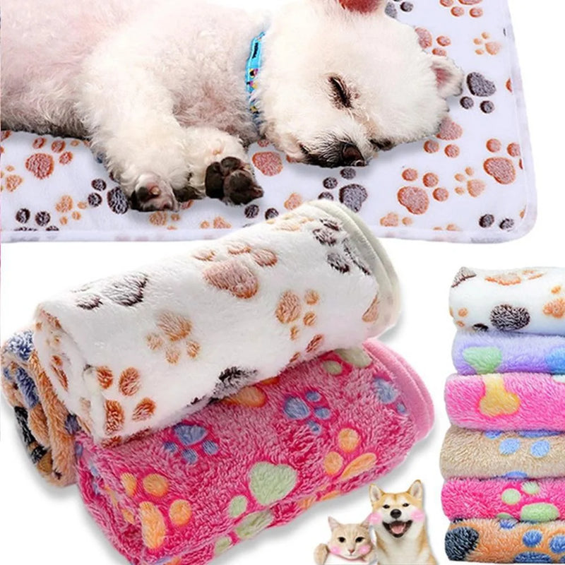 Cobertor Pet Super Macio com Estampa de Desenho Animado