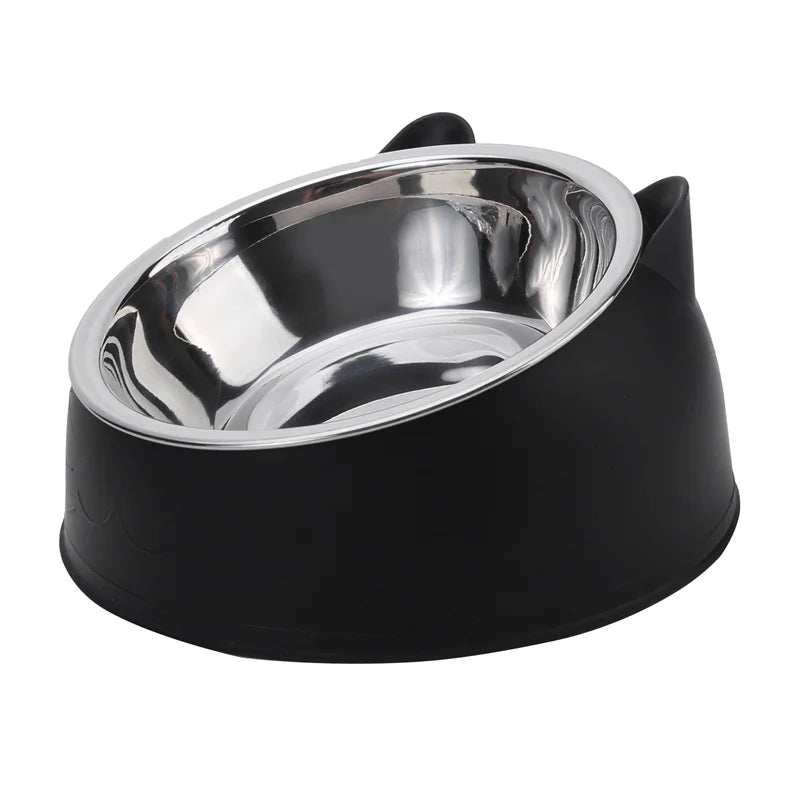 Tigela Inclinada Ergonômica – Conforto e Estilo na Hora da Alimentação do Seu Pet!