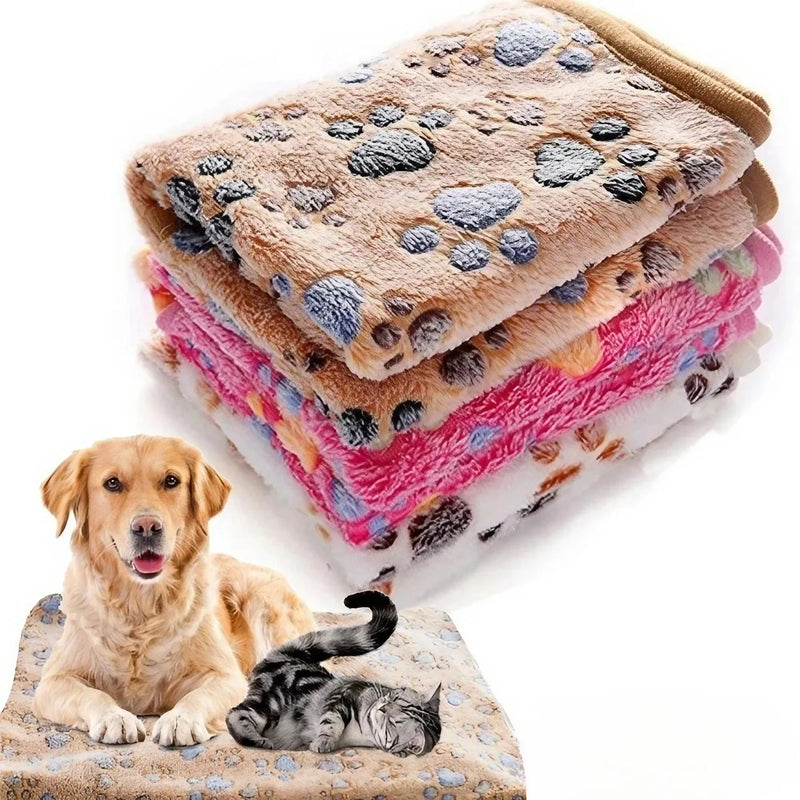 Cobertor Pet Super Macio com Estampa de Desenho Animado