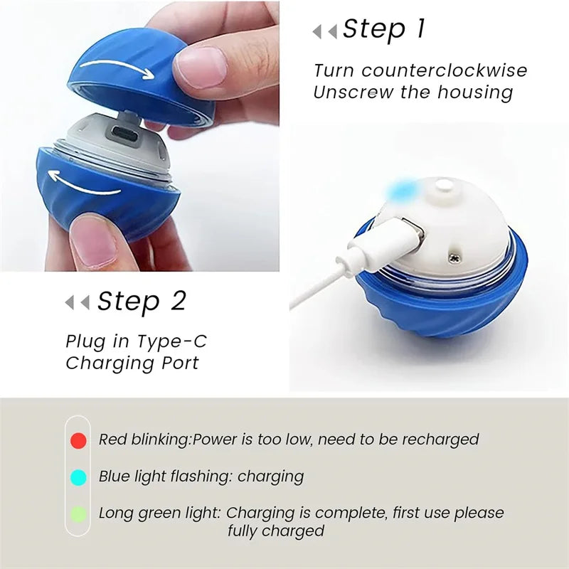 Bola Inteligente Eletrônica – Diversão Automática para Seu Pet!