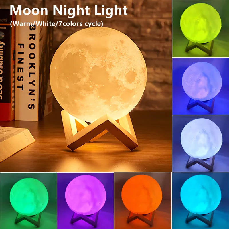 Luz de Livro LED Moon Light